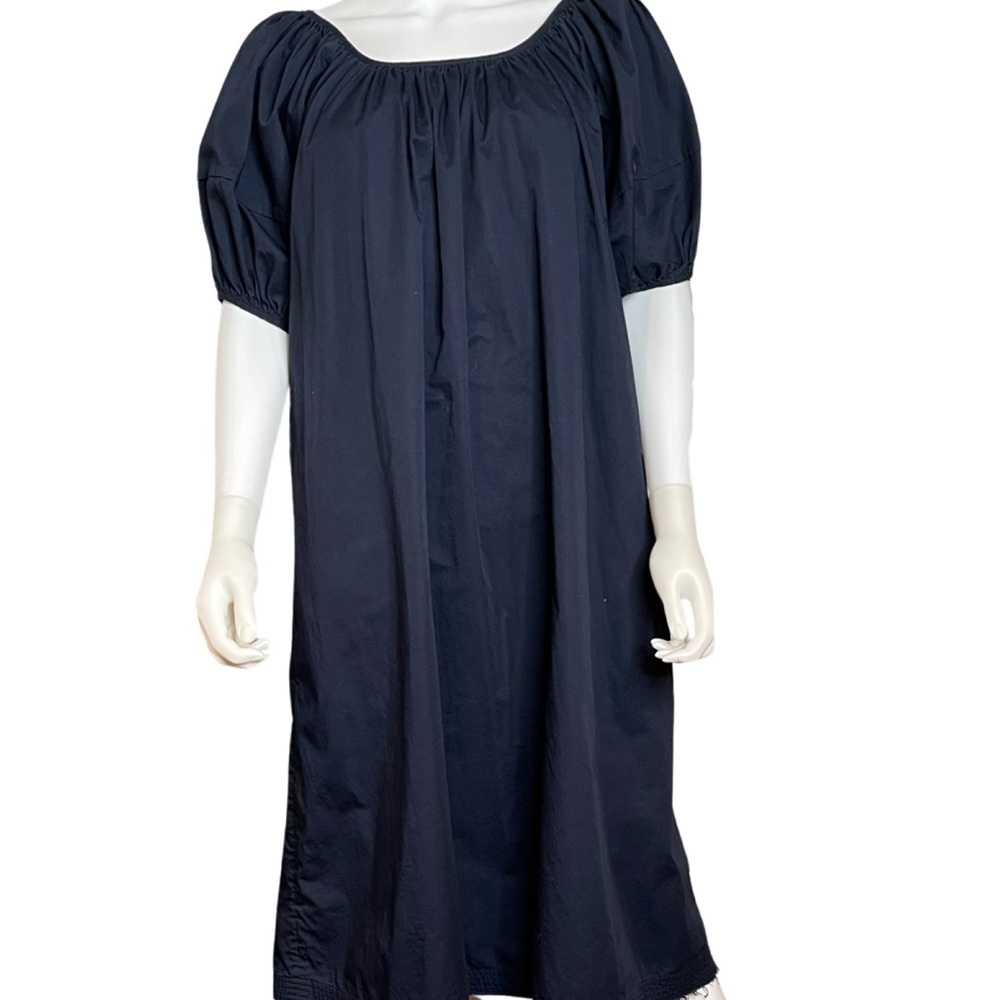CO Cotton Navy Blue Oversized Dress